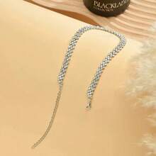 1 Stück luxuriöse Kristallkrallenkette mit geschweißten Strass, Geschenk für Frauen zu Hochzeit, Verlobung oder Party