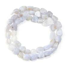 Aproximadamente 45 piezas de cuentas de piedra ovaladas asimétricas naturales surtidas, cuentas sueltas de cristal de ágata vintage de estilo informal para hacer joyas, pulseras, collares, colgantes y decoración