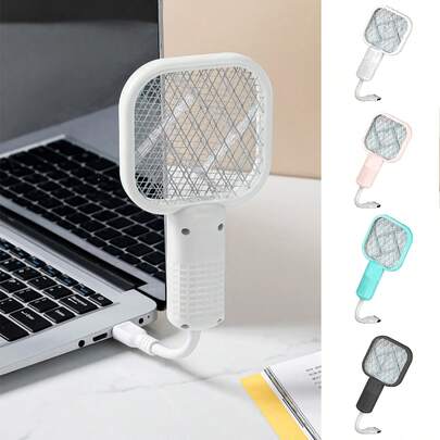 Electric Mosquito Swatter, Home USB Mosquito Killer Lamp, Purple Light Electric Mosquito Swatter, Lure And Kill Mosquitoes, Outdoor Picnic, Portable Car Mosquito Repellent