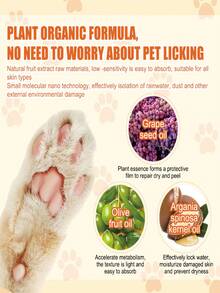 1pc Pet Moisturizing Claw Protection Cream Prevents Cracking And Drying, Moisturizes Feet And Feet For Dogs And Cats - Multicolor - View 5
