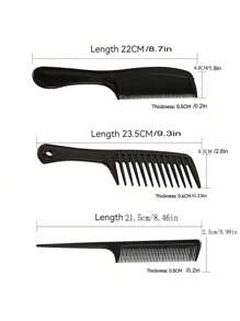 1/3pcs. Home Comb Styling Comb Pointy Tail Comb Makeup Comb Hairdressing Styling Haircomb Anti-Static Close-Toothed Small Comb