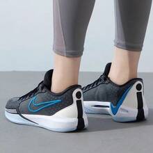 Nike Women's Summer New Breathable Sports Cushioning Low-Top Breathable Basketball Shoes - Black - View 8