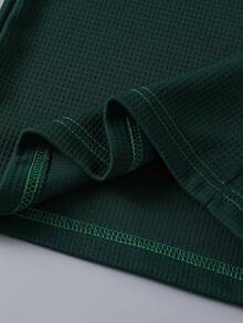 Set da 4 pezzi di magliette a girocollo a maniche lunghe e tinta unita in maglia waffle, per bambini/bambini piccoli, casual, adatte dai 3 ai 7 anni, ideali per la scuola e le attività all'aperto