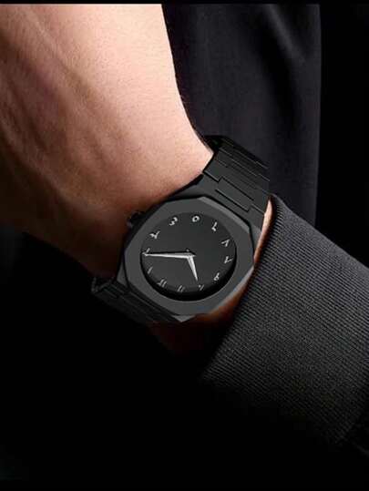 TOMI Classic Business Horloge Set Plastic Strap Matte Quartz Watch, Life Giving, Father's Day view 4