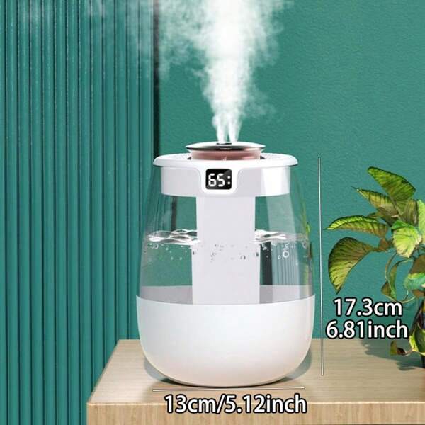 Large Capacity Ultra-Quiet Mist Humidifier With USB - Perfect For Bedroom & Office Desk, High Capacity, Ideal Humidifier For Home And Bedroom
