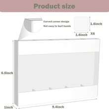 Soporte de pajitas de acrílico, organizador de pajitas de gabinete con cinta adhesiva de doble cara, dispensadores de pajitas altas, recipiente de almacenamiento de pajitas reutilizables para armario, mostrador de cocina, blanco, negro, transparente, marrón, beige, soporte de pajitas de acrílico rosa para puerta de gabinete con cinta adhesiva de doble cara, organizador de pajitas reutilizables, recipiente de almacenamiento de tumblers, accesorios de cocina para mostrador, armario