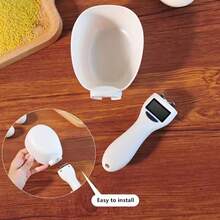 Kitchen Digital Food Measuring Spoon Scale Pet Food Measuring Spoon Scale Suitable For Cat And Dog Food Measuring Flour Spoon ﻿ - White - View 5