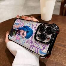 Funda de teléfono Jinx, juego clásico y fresco, compatible con iPhone 16, 15, 14, 13, 12, 11 Pro Max, X, XR, XS Max, 8 y 20 Plus, con una parte trasera suave y transparente para evitar caídas. - Color mezclado 1 - Ver 4