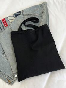 1 pieza Bolso de mano de lona con impresión de letra dorada de moda casual, bolso de hombro, bolso de compras de gran capacidad para mujeres, bolso de viaje plegable y reutilizable, regalo para vacaciones, buen regalo para compañeros de clase, amigos, damas de honor, hermanas, madres, muy adecuado para que los estudiantes vuelvan a la escuela, vacaciones de verano, vacaciones, playa, viajes, negocios, estudiantes, picnic, campamento, supermercado, uso diario