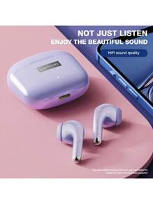 Lenovo Lenovo LP40 Pro TWS Wireless Bluetooth V5.1 Earphones In-Ear Sport Headphones Waterproof Noise Reduction Earbuds Chinese Packaging Chinese Manual