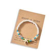 Cross-Border European And American Accessories, Bohemian Bracelets, Starfish, Shells, Conches, Rice Beads, Beaded Summer Beach Vacation Bracelets