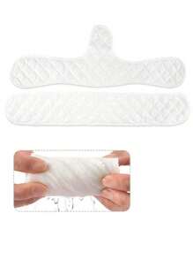 2 Pieces Of Elegant Special Series Sweat-Absorbing Leak-Proof Pads, Specially Designed For Women's Sports Bras - Washable, Reusable Moisture-Wicking Underwear Pads, Hand Wash Or Dry Clean Only, Plain-Coloured Chest Support Accessories, Sports Bra Pads, Invisible Design, Made Of Soft Fabric.