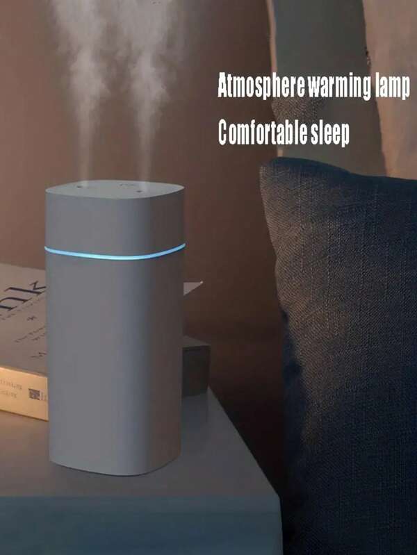 USB Dual Nozzle Humidifier, Rapid Evaporation Humidifier Suitable For Large Rooms, Quiet Sleep Mode, Home Essential Oil Diffuser, Plant Hydration Evaporative Humidifier