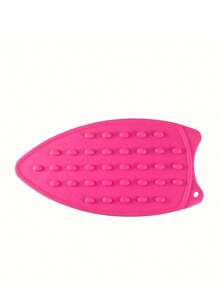 1pc Silicone Hot Pot Mat, Solid Color Heat-Resistant Foldable Waterproof Non-Slip Silicone Placemat