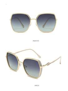 1 par de gafas de moda unisex, adecuadas para fotografía callejera, festivales de música, playas tropicales, casual de negocios, pesca, deportes, playa, vacaciones, festivales, salidas, conducción, calles, vacaciones, , senderismo, deportes, fiestas, accesorios de estilo callejero, conducción, actividades al aire libre, protección solar, golf