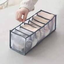 11-fach transparenter Mesh Socken & Unterwäsche Aufbewahrungskasten: PVC Kleiderschrank Organizer geeignet für Zuhause, zum Aufbewahren von Unterwäsche, Socken, Schals, Krawatten, Schulmaterialien