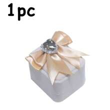 Customized Ring Box; Bow Ring Box; Proposal Ring Box; Romantic Jewelry Box; Necklace Storage Box; Valentine's Day Gift Jewelry Box; Wedding Ring Box; Simple And Elegant, Romantic And Fashionable.