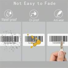 1000 pezzi, 3000 pezzi Adesivi termici in carta impermeabili, resistenti all'olio e ai graffi, adatti per scrapbooking fai-da-te, diari, confezioni regalo, etichette, pianificazione scolastica, ecc.