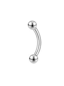 AVYRING 1pc 14G Stainless Steel Belly Button Ring 6/8/10/12/14mm Curved Navel Rings Helix Cartilage Piercings Jewelry Eyebrow Rings Labret Stud Lip Piercing