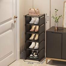 1pc Simple Dust-Proof Shoe Rack, Multi-Tier Economical Home & Dorm Storage, Large Capacity Space-Saving, Assemble For Entryway