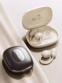 Lenovo EA370掛耳式藍牙耳機無線 遊戲低延遲 蘋果安卓通用 長續航高音質 運動防掉耳麥 - 月岩白 - 查看 4