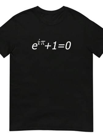 Euler's Identity Math Equation Short Sleeve T-Shirt