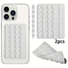 2 miếng đệm chống trượt bằng silicon, 28 miếng đệm hút bằng silicon, miếng đệm tự dính, giá đỡ chống trượt cho điện thoại, giá đỡ miếng dán pin dự phòng tương thích với iPhone, điện thoại Android, quà tặng sinh nhật, giá đỡ điện thoại cho gia đình, bạn bè, giá đỡ điện thoại, phụ kiện điện thoại - Nhiều màu - Xem 7