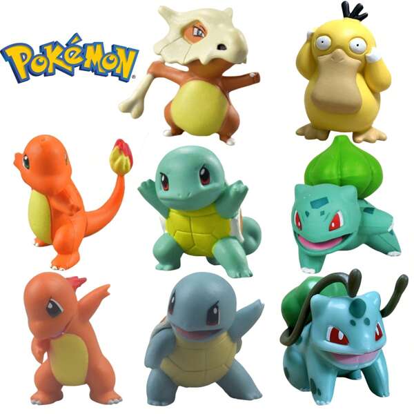 pokemon Pokémon Anime Model Figure Squirtle Cartoon Character Model Pokémon Movable Toy Birthday Gift Christmas Halloween