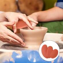 Silicone Pottery Ribs, Clay Potter Tools Rubber Rib Tool For Pottery