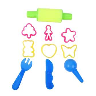 10 stuks ultralichte kleigereedschapsaccessoires, plasticine-vormgereedschap, waterruimtezandaccessoires, kleikleurige moddervorm