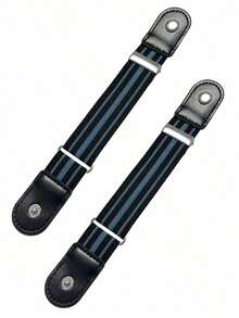 2PCS Elastic Waistband Is Simple And Adjustable In Length, Convenient And Practical. Joker PU Leather Slouchy Elastic Waistband Is Suitable For Daily Wear - Color - View 10