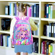 3PCS Unicorn Backpack For Girls, 16"Kids Bookbag With Lunch Box, School Bag For Elementary Preschool Toddler - Backpack - View 8