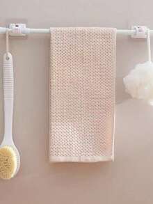 Curtain Rod Hooks, Curtain Rod Clips, Horizontal Bar Curtain Hooks, Retractable Rod Adhesive Hooks, No-Drill Adhesive Mounting Brackets