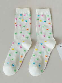 1/3/5 Pairs Solid Color Versatile Socks, Breathable, Comfortable, Absorbent Short Socks Suitable For Daily Wear, Sports, Office, Casual Style, All Seasons Valentines