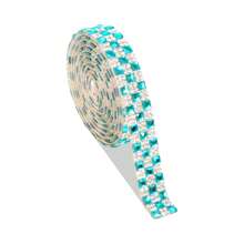1 Yard Packaging With A Width Of 1. 2cmSparkling Self-Adhesive Rhinestone Ribbon - Crystal Tape For DIY Crafts, Weddings, Birthdays & Holiday Decorations