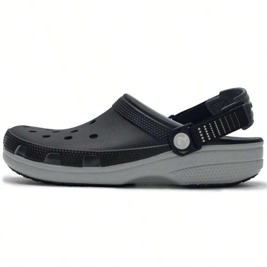 Crocs Chanclas/sandalias unisex cómodas, ligeras y casuales para uso diario, viajes y deportes, con estampado clásico de leopardo, modelo 211287-001