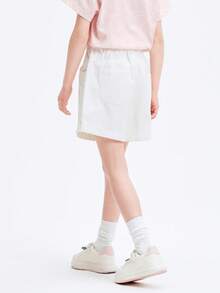 Balabala 儿童裤子 女童夏季纯棉时尚短裤