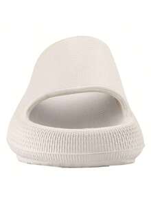 NEW!![BEST-1]Pillow Slippers Non Slip Quick Drying Shower Slides Bathroom Sandals Ultra Cushion Women Flipflop Footwear Walking Shoes Comfort - 米色 - 查看 6