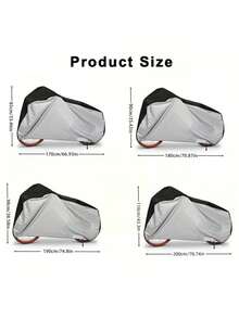 自行车罩适用于2辆自行车户外防水自行车罩防雨防晒防紫外线防尘防风带锁孔适用于山地公路电动自行车重型自行车 - 查看 9