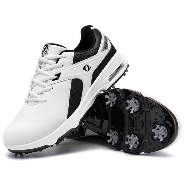 2025 Neue Golfschuhe Herren Sportschuhe, atmungsaktiv, flexibel, bequem, stoßdämpfend, atmungsaktive Herrengolfschuhe mit rutschfester Sohle, Herrenkasualschuhe für den Outdoor-Bereich