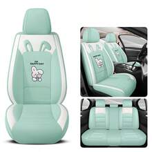 5pcs Universal Leather Seat Cushion Cover, Comfortable & Durable 4-Season Use - one-size - View 17