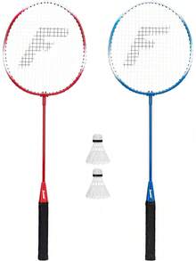 Franklin Sports Juego de bádminton de Repuesto para 2 Jugadores, 2 Raquetas de bádminton y 2 Volantes para Adultos y niños
