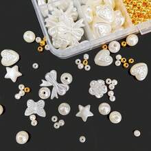 800pcs/Box Beads For Bracelets DIY Bead Kit Beaded Bracelets Kit Bead Set For Jewelry Making Necklaces Spacer Beads - Multicolor - View 3