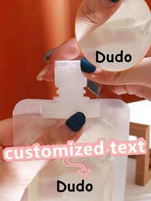 Customized Bottling Bottles; Reusable Squeeze Bottle; Personalized Customization Of Your Exclusive Content; Travel Distribution Bottle; Liquid Bottles For Shampoo, Shower Gel, Etc; Easy To Fill And Can Be Used Multiple Times.