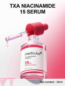 Medicube TXA+ 烟酰胺 15% 焕彩面部精华，用于局部护理 | 韩国多效合一日常护肤 | 肤色不均、肤质不均和保湿护理 | 高效酸渗透 5% 30ml - TXA+菸鹼醯胺15%精華 - 查看 1