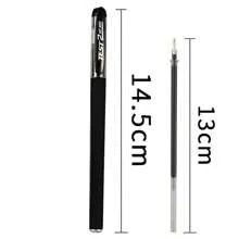5pcs Ball Pen, 0.5mm Fine Tip, Quick Drying Black Ink, Office Stationery Signature Pen