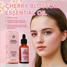 1 Bottle Platinum Hyaluronic Acid/Cherry Blossom Anti-Wrinkle Essence, Deeply Hydrating, Brightening, Reduces Moisture Loss And Dullness, 30ml - Watermelon Pink - View 2