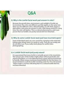 Miếng bông tẩy trang xơ mướp tự nhiên, tẩy tế bào chết nhẹ nhàng, làm sạch sâu lớp trang điểm, dụng cụ chăm sóc da không mùi, chiết xuất thực vật trung tính, phù hợp cho cả nam và nữ, khăn tẩy tế bào chết xơ mướp, lý tưởng làm quà tặng dịp lễ. - Nhiều màu - Xem 4