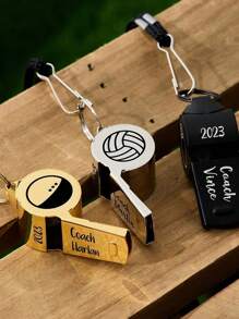 1PC Personalized WHISTLE NECKLACE Gifts Coaches Whistles Custom Football Basketball Baseball Hockey Soccer School,Multi-Functional,Durable,Ornamental,Reusable,Exquisite,Stylish,High-Quality,Colorful,Modern,Custom,Personalized,Unique