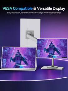 Uperfect Tragbarer Gaming-Monitor Uperfect 16" 120Hz 1920*1080P 16:10 IPS 1000:1 WEISS